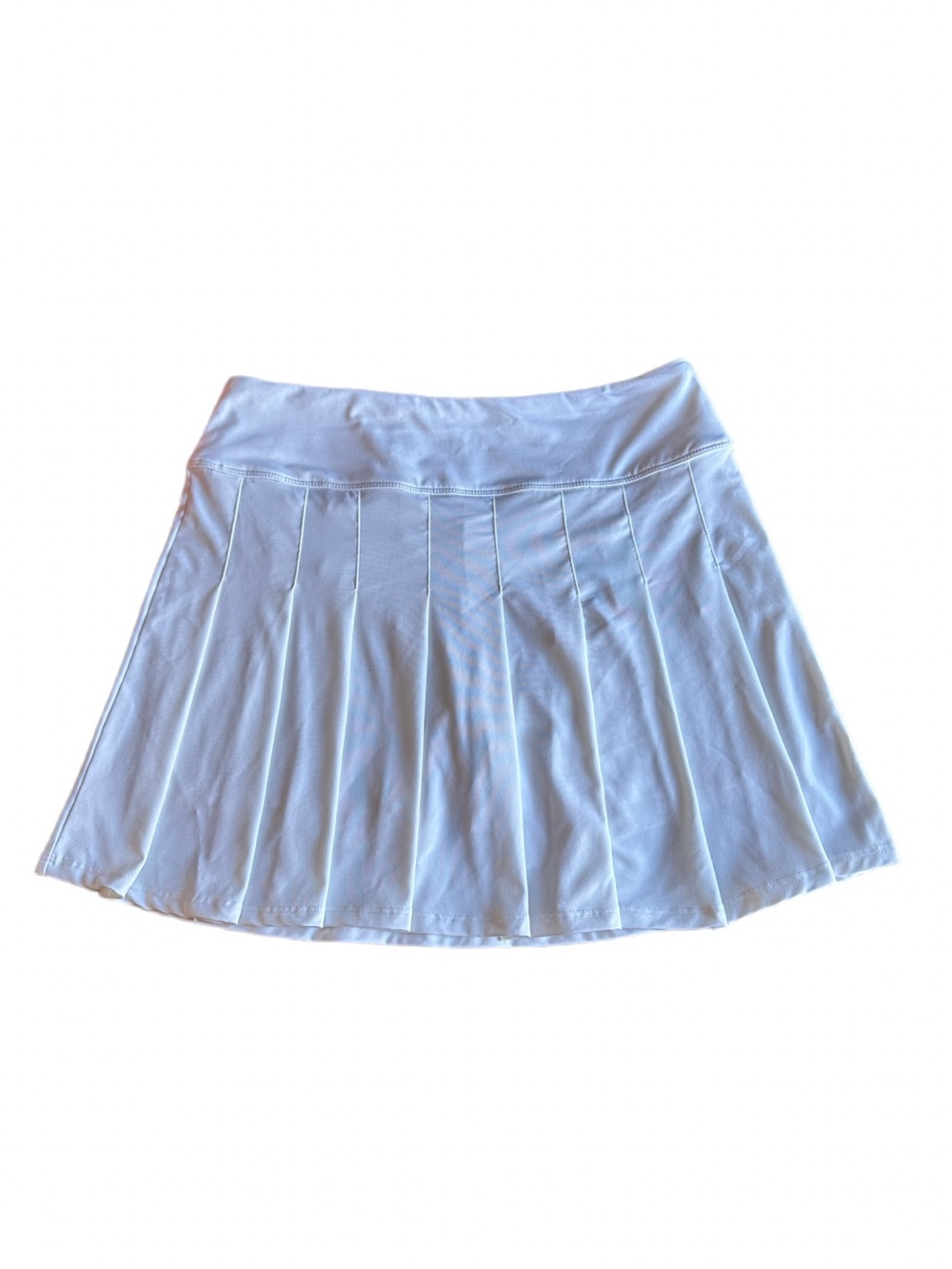 Renwick White Front Pleated Golf Pickleball Tennis Skort Women’s Medium